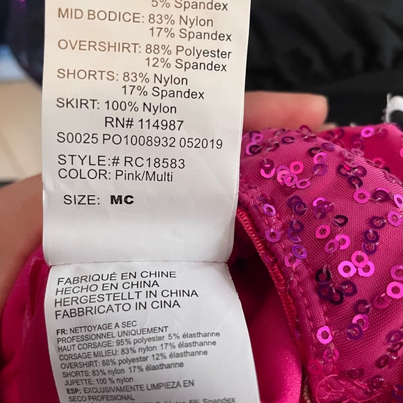 Dance costume; child; brand new - Picture 5 of 5